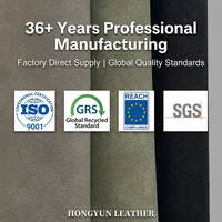 Cuir PU suédé pour chaussures et sacs, provenant d'une usine avec plus de 36 ans d'expérience - Imperméable, écologique, couleurs personnalisées disponibles