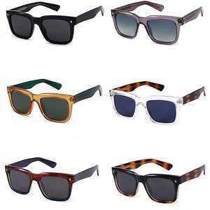 Lunettes de soleil polarisées carrées UV400 TR90 à grande monture pour hommes et femmes, avec logo personnalisé, collection mode 2025 - Product Image 6