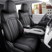 Housses de siège de voiture en cuir artificiel sur mesure pour Chery ICar 03 Jaecoo J6 6 EV, kits intérieurs de luxe, coussins avant et arrière
