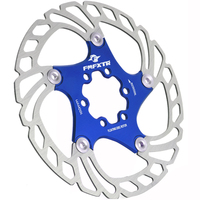 FMFXTR Pièces de vélo de haute qualité Disque de frein flottant 160/180/203mm Plaquettes de frein de vélo Noir Rouge Bleu Gua