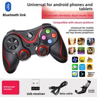 Controlador de Juegos BT para Smartphone V8 Compatible con IOS/Android/PC/PS3/Smart TV
