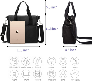 Borse per Pannolini Bonita Mommy, Zaini per Neonati di Grande Capacità, Pratica Borsa Termica per Allattamento, Borsa per Mamma e Papà - Product Image 2