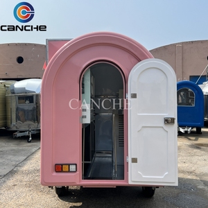 Camion de cuisine mobile multifonctionnel en acier inoxydable pour la vente de snacks, de restauration rapide, de frites, de café, chariot de vente ambulante, camionnette US - Product Image 5