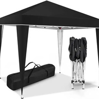 Carpa de Exhibición Plegable de Una Sola Capa, Cuatro Esquinas, Ecológica, para Exteriores, Protección Solar, Impermeable, para Ferias Comerciales