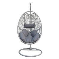 Mode Offre Spéciale usage extérieur et intérieur simple et double siège suspendu patio balançoire oeuf chaise avec pédale