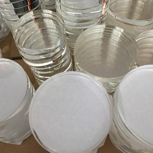 Vetro Float trasparente ad alta temperatura rotondo resistente taglio piccolo cerchio trasparente borosilicato <span class=keywords><strong>3.3</strong></span> lastra di vetro - Product Image 4