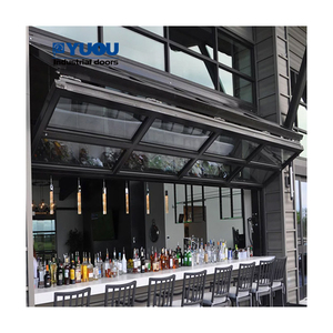 Chine <span class=keywords><strong>Porte</strong></span> de <span class=keywords><strong>garage</strong></span> verticale pliante de haute qualité Belle <span class=keywords><strong>porte</strong></span> commerciale automatique bon marché en verre transparent haute performance - Product Image 6