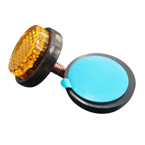 K-lite Factory 24mm autocollant réflecteur rond multicolore pour moto équitation accessoires de voyant <span class=keywords><strong>d</strong></span>'avertissement de sécurité réfléchissant - Product Image 1