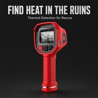 Cámara de Detección de Gases para Rescate en Incendios TIG10 640x512 IR CH4 SF6 NH3, Imagen de Fugas, 0.86kg, IP67, Láser, Brújula, WiFi, Dispositivo de Seguridad