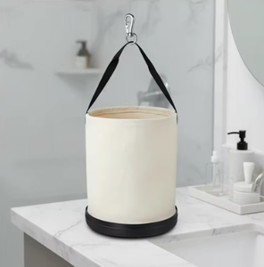 Seau robuste <span class=keywords><strong>pour</strong></span> outils et accessoires, seau en toile utilitaire avec poignée, ouverture large, seau à outils à parois droites - Product Image 2