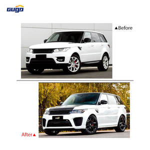 Kit carrosserie GUGO 2013-2017 pour RANGE <span class=keywords><strong>ROVER</strong></span> SPORT, mise à niveau vers le modèle <span class=keywords><strong>SVR</strong></span> 2018-<span class=keywords><strong>2022</strong></span>, état neuf, pare-chocs et kit carrosserie. - Product Image 2