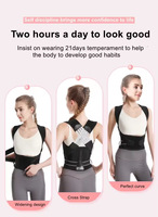 Vente flash Correcteur de posture dorsal, soutien dorsal, ceinture de correction de posture pour hommes et femmes
