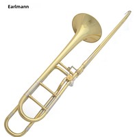 EarlMann Professional B Tenor Trombone with Gold Lacquer Finish-Factory Direct Sales