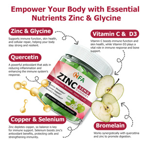 Gomitas de Zinc con Selenio y Cobre, Suplemento Dietético en Oferta, Apoyo para la Salud Respiratoria, Aumenta la Energía y la Concentración - Product Image 3