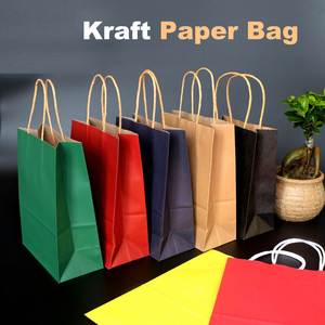 Bolsas de Papel Kraft Resistentes al Agua y Aceite al por Mayor, Ecológicas, Duraderas, con Logotipo Personalizado, para Comida para Llevar, Impresión Offset para Restaurantes - Product Image 6