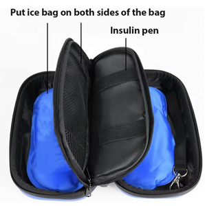 Ingrosso Custom EVA Insulina Custodia da viaggio Isolamento di viaggio organizzatore di farmaci per l'insulina penna e forniture per diabetici portare caso - Product Image 2