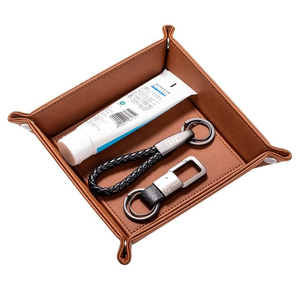 Tapis de jeu de dés DND en cuir PU personnalisable au laser avec logo, 2-en-1, plateau de <span class=keywords><strong>rangement</strong></span> portable pour accessoires de jeu de rôle pour joueurs - Product Image 3