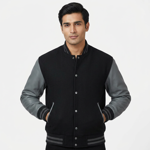 Vestes de sport pour hommes de qualité supérieure, design brodé personnalisé, fabrication en usine, veste de sport légère pour hommes - Product Image 1