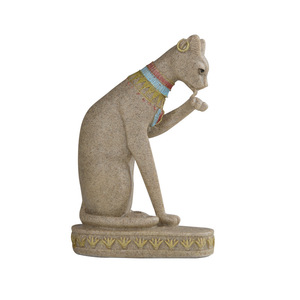 Ancient <strong>Egyptian</strong> Bastet Cat Resin Crafts Statue for <strong>Home</strong> Office or Bar <strong>Decoration</strong> - Product Image 5