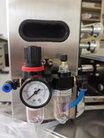 Machine de scellage à bande continue automatique pour sacs en plastique, avec impression de date, KUNBA FRM-980, pour sachets de café à gaz d'azote horizontal