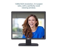 Dell Grosir Layar LCD Komersial 17 Inci 5:4 Layar Depan Monitor Komputer Desktop E1715S