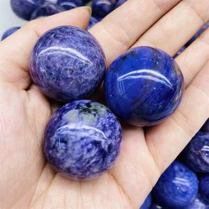 Commercio all'ingrosso naturale di alta qualità charoite drago <span class=keywords><strong>sfera</strong></span> di cristallo sculture reiki viola <span class=keywords><strong>sfera</strong></span> di cristallo per i regali decorazione - Product Image 4