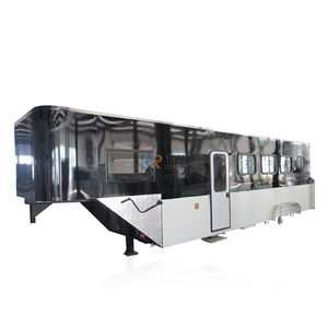 Remorque de luxe OEM pour transport de chevaux avec logement, trois ou quatre supports col de cygne pour chargement en angle - Product Image 3