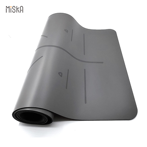 سجادة يوغا ميسكا بتصميم مخصص وشعار، سعر اقتصادي، مصنوعة من المطاط الطبيعي الناعم + البولي يوريثين، غير قابلة للانزلاق، سماكة قابلة للتخصيص 4.5 مم - Product Image 5