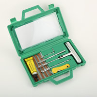 Kit de réparation de pneu sous vide rapide de qualité industrielle outils à main personnalisables OEM avec foret à filetage métallique et bande de caoutchouc