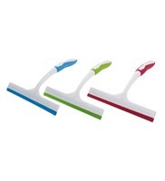 Kworld Racloir à vitres Jeu de lames en caoutchouc pour lave-vitre de douche Nettoyeur de vitres Petite brosse