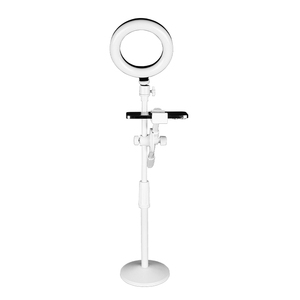 Sản Phẩm Mới Live Streaming <span class=keywords><strong>Video</strong></span> Ghi Âm Điện Thoại Đứng Có Thể Điều Chỉnh Phát Sóng Trực Tiếp Người Giữ Điện Thoại Với Vòng Ánh Sáng - Product Image 2