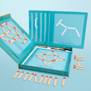 Creative Wooden Brain Matchstick Puzzle Game Fun Family Interaction for Logical Thinking & Ability Development Kids Playing - Product Image 4
