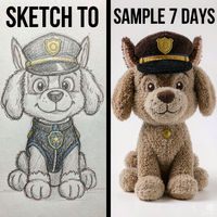 Jouets en peluche personnalisés pour chiens de police OEM ODM, poupées en peluche en forme de voiture de police et de panneau de signalisation, vente en gros, cadeau pour enfants