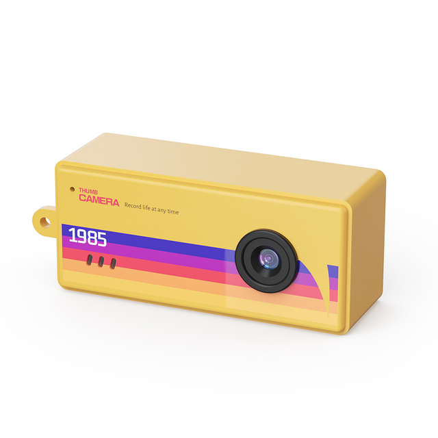 Trendy and Stylish, Perfectly Combining Retro Charm 1080P Mini Thumb Digital Camera