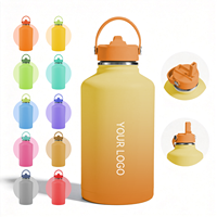 Bouteille isotherme portable en acier inoxydable écologique à double paroi pour camping en extérieur, 22oz 40oz, avec logo personnalisé, très vendue