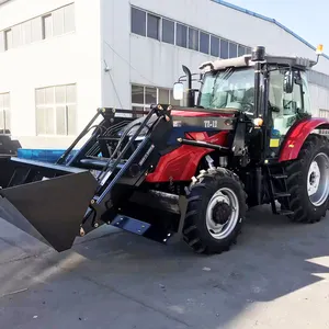 Trattore agricolo compatto multifunzione cinese 4WD 80hp 90hp 100 hp110hp 120hp trattore agricolo ad alta potenza