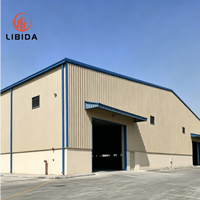 Taller Industrial Prefabricado de Acero Personalizado, Fábrica de Procesamiento de Acero Ligero, Planta de Fabricación de Estructuras Metálicas Duraderas con Diseño Gratuito