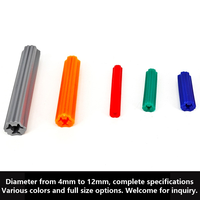 Cheville murale en plastique PE multicolore à expansion directe 4-12mm