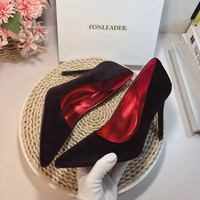 Escarpins à talons hauts en cuir verni à bout pointu, style stiletto, pour le bureau, les soirées et les événements, tailles 34 à 40
