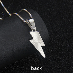 Collier Pendentif Zircon Éclatant Style Hip Hop en Acier Inoxydable avec Chaîne Micropavée Effet Diamant pour Hommes et Femmes - Product Image 4