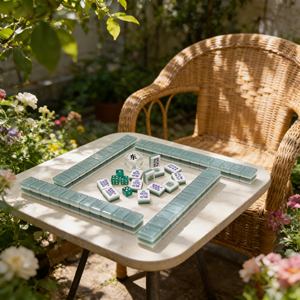 กระดานไพ่นกกระจอกอะคริลิคแบบสลักลาย สไตล์อเมริกัน คุณภาพพรีเมียม สำหรับใช้ในบ้านและงานปาร์ตี้  ลดราคาพิเศษ - Product Image 2