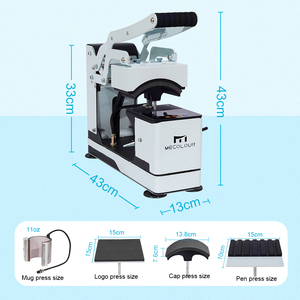 Tốt nhất kỹ thuật số 4-in-1 Combo Máy ép nhiệt cho chuyển T-Shirts Mugs Mũ Logo Bút in ấn-Bán buôn - Product Image 3