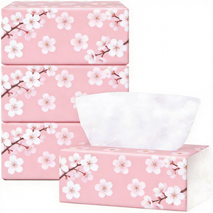<span class=keywords><strong>Everfresh</strong></span> Elegantes, natürliches Gesichtstuch aus reinem Zellstoff, anpassbar, staubfrei, umweltfreundlich, 15 g x 3-lagig, 130 x 180 mm - Product Image 1