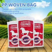 Bolsas de Alimento para Animales de 25kg/50kg, Tejidas en PP, Laminadas con BOPP, Impresas Personalizadas, Duraderas, con Cierre de Cremallera, para Aves de Corral, Ganado y Peces, Venta al Por Mayor