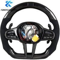Volant en fibre de carbone personnalisé pour BMW CS G F F30 F20 F10 E46 M2 M4 M3 M5 G20 G80 E90 E87 E38 F87 G28 G30 G38 G60 G87 X3 X5