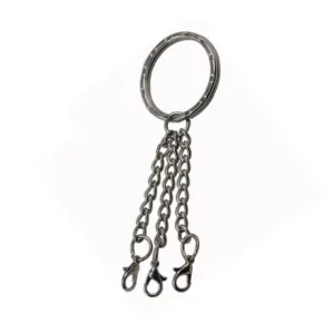 कुंजी अंगूठी खोदना Suppliers-खोदना लोगो धातु विभाजन चाबी की अंगूठी के साथ श्रृंखला और आँख बोल्ट