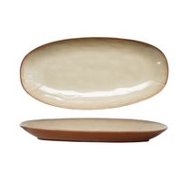 Assiettes à dîner en porcelaine écologiques de 13 pouces, design plat pour hôtels, restaurants, traiteurs - Assiette en céramique