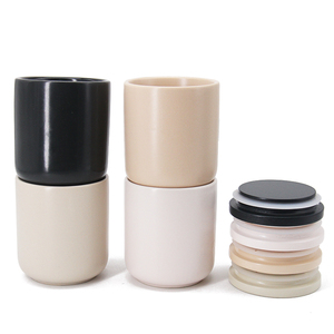 Barattoli in Ceramica con Coperchi <span class=keywords><strong>per</strong></span> <span class=keywords><strong>Candele</strong></span> 8.5oz, Contenitori in Ceramica <span class=keywords><strong>per</strong></span> <span class=keywords><strong>Candele</strong></span> con Coperchi in Metallo, Bottiglie <span class=keywords><strong>per</strong></span> Diffusori - Product Image 3