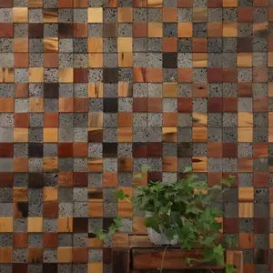 Panneaux muraux intérieurs en bois massif de haute qualité Panneaux muraux en bois de plusieurs couleurs
