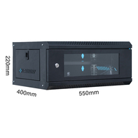 Armoire serveur métallique en acier personnalisée 4U 6U 9U 42U, rack réseau mural 19 pouces pour appareils CCTV DVR, centres de données réseau